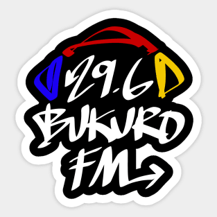 29.6 Bukuro FM Logo 1 Sticker